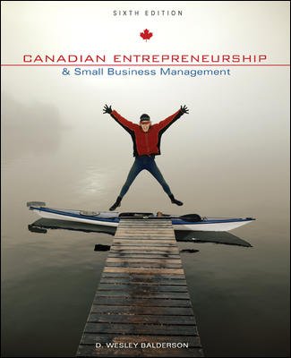 9780070888685: Canadian Entrepreneurship and Small Business Management