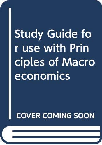 9780070889781: Study Guide for use with Principles of Macroeconomics
