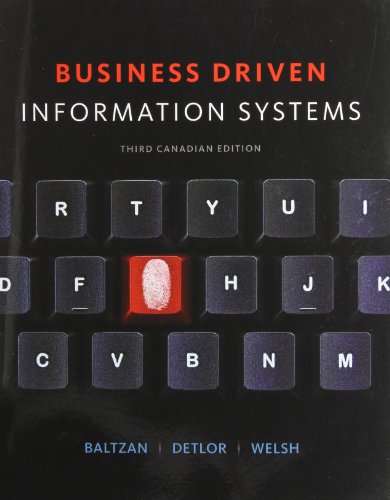 Stock image for Business Driven Information Systems for sale by Better World Books
