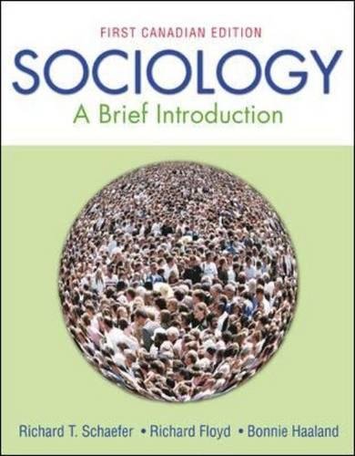9780070891685: Sociology: A Brief Introduction, 1st Canadian Edition: A Brief Introduction