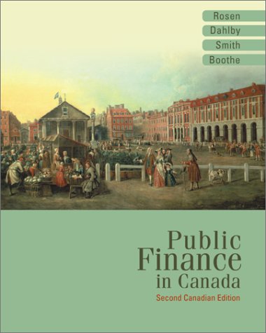 Beispielbild fr Public Finance in Canada zum Verkauf von Better World Books