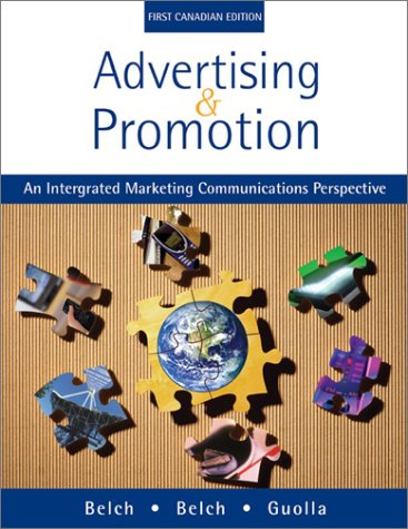 Beispielbild fr Advertising & Promotion (An Integrated Marketing Communications Perspective) zum Verkauf von Ergodebooks