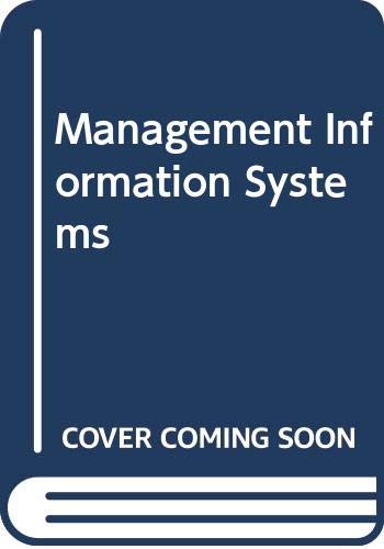 Stock image for Management Information Systems for sale by Hawking Books
