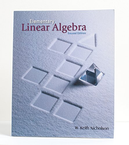 Stock image for Elementary Linear Algebra for sale by ThriftBooks-Atlanta