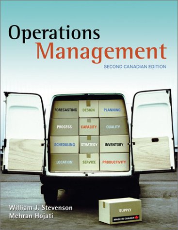 Imagen de archivo de Production/Operations Management a la venta por Better World Books