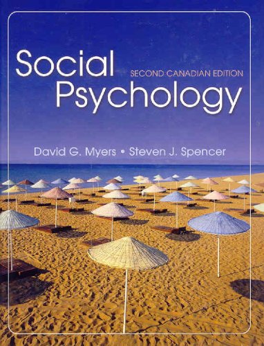 Imagen de archivo de Social Psychology a la venta por Starx Products