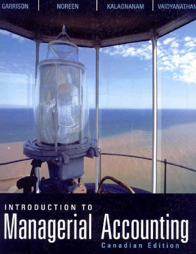 Stock image for Introduction to Managerial Accounting for sale by Starx Products