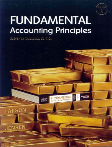 Stock image for Fundamental Accounting Principles, Volume 1 for sale by Irish Booksellers