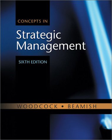 Imagen de archivo de Concepts in Strategic Management a la venta por Better World Books