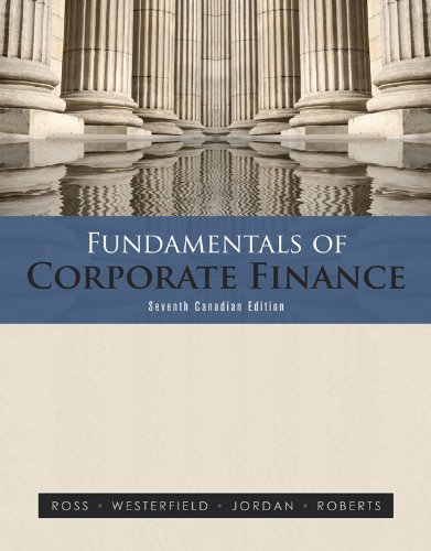 Stock image for Fundamentals of Corporate Finance, Seventh Cdn Edition w/ Connect Access Card for sale by Better World Books