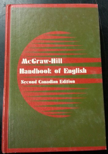 9780070927889: McGraw-Hill Handbook of English, Second Canadian Edition