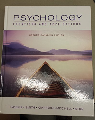 9780070939769: Psychology : Frontiers and Applications, Second Edition