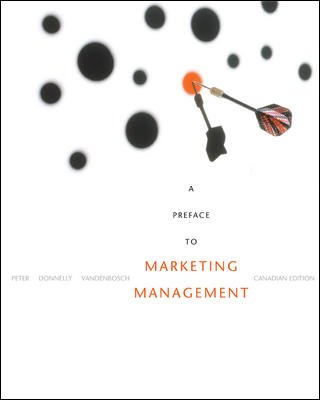 9780070939882: Marketing Management, Cdn edition