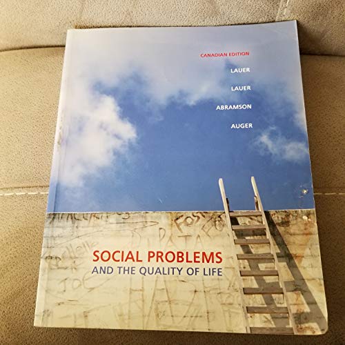 Stock image for Social Problems and the Quality of Life for sale by Irish Booksellers