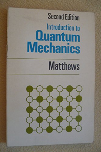 9780070940772: Introduction to Quantum Mechanics (Physics S.)