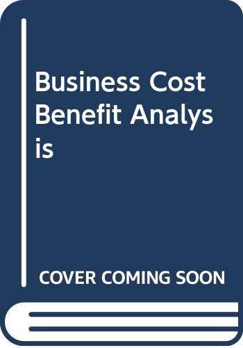 Stock image for Business Cost Benefit Analysis for sale by Anybook.com