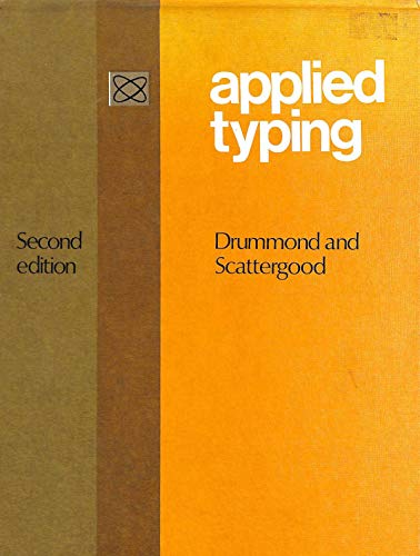Stock image for Gregg Applied Typing for sale by The Guru Bookshop