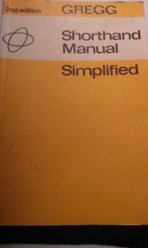 9780070944008: Gregg Shorthand Manual Simplified