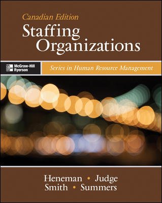 9780070948297: Staffing Organizations
