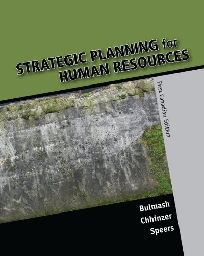 Stock image for Strategic Planning for Human Resources for sale by Better World Books