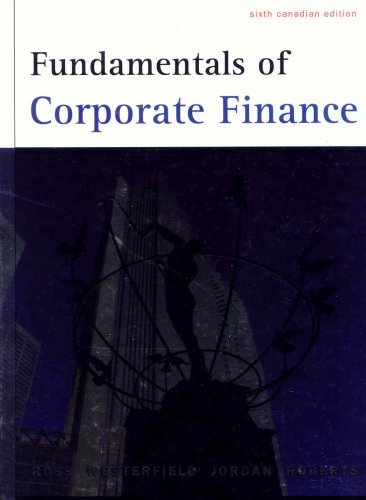 Beispielbild fr Fundamentals of Corporate Finance, 6th Cdn edition zum Verkauf von ThriftBooks-Dallas