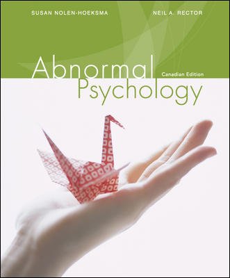 9780070959972: ABNORMAL PSYCHOLOGY >CANADIAN<