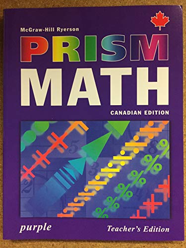 Stock image for Prism Math Purple Teacher's Edition for sale by Textbook Pro