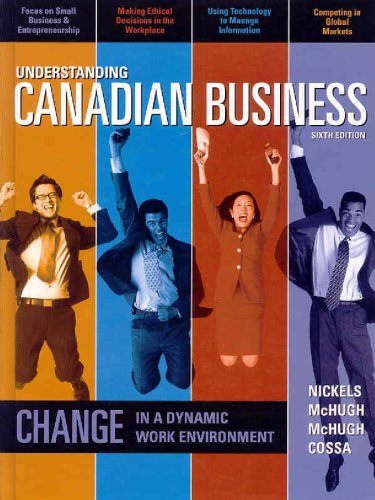 Imagen de archivo de Understanding Canadian Business a la venta por ThriftBooks-Dallas