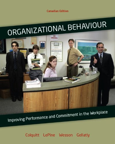 Beispielbild fr Organizational Behaviour : Improving Performance and Commitment in the Workplace zum Verkauf von Better World Books
