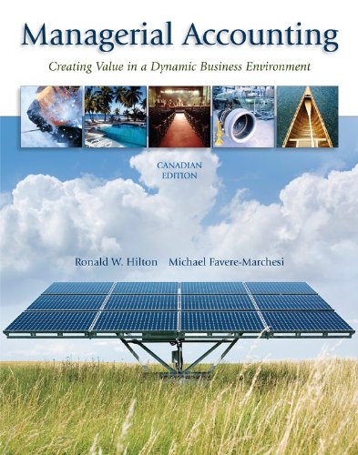Stock image for Managerial Accounting : Creating Value in a Dynamic Business Environment for sale by Better World Books