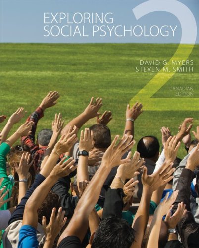 9780070968745: Exploring Social Psychology, Second CDN Edition