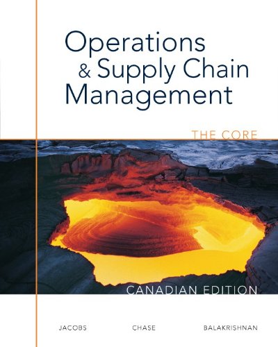 Stock image for Operations and Supply Chain Management: The Core, Canadian Edition for sale by ThriftBooks-Dallas