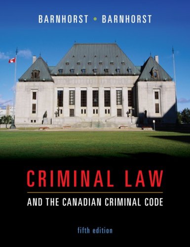Stock image for Criminal Law and the Canadian Criminal Code for sale by Better World Books
