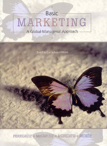 Imagen de archivo de Basic Marketing : A Global-Managerial Approach a la venta por Better World Books