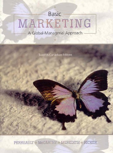 9780070974258: Basic Marketing : A Global-Managerial Approach