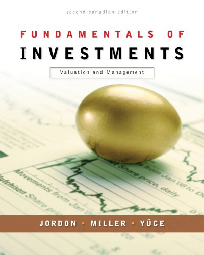 Stock image for Fundamentals of Investments, 2nd Cdn edition for sale by ThriftBooks-Dallas