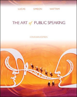 9780070980440: The Art of Public Speaking, CDN Edition