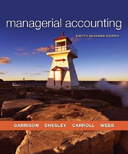 9780070980822: Managerial Accounting, Eighth CDN Edition