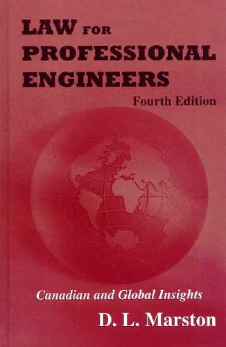 9780070985216: Law for Professional Engineers