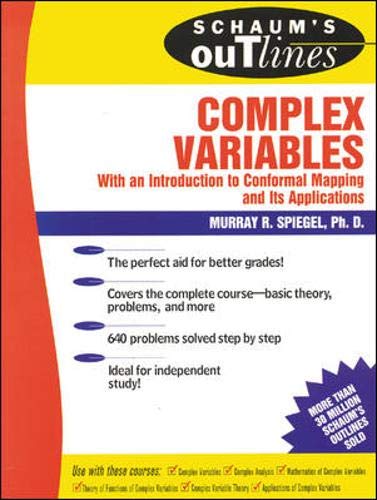 Imagen de archivo de Schaum's Outline of Theory and Problems of Complex Variables a la venta por Anybook.com