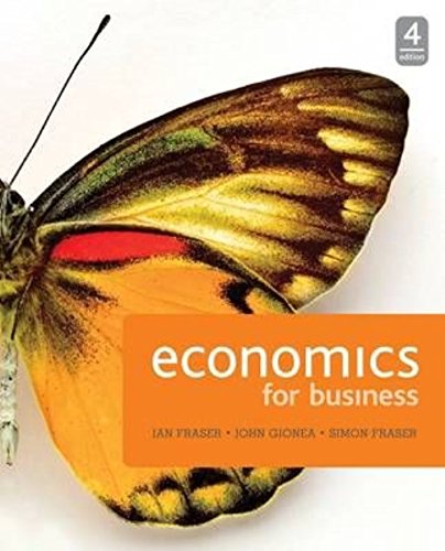 Beispielbild fr Economics for Business zum Verkauf von Reuseabook