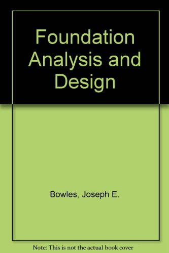 9780071001298: Foundation Analysis and Design