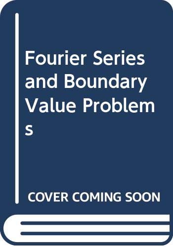 Beispielbild fr Fourier Series and boundary value problems. zum Verkauf von Antiquariat Thomas Nonnenmacher