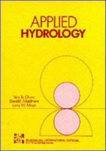 Stock image for Applied Hydrology for sale by Majestic Books