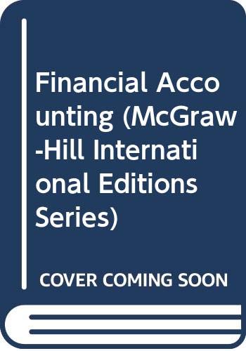 9780071002233: Financial Accounting (McGraw-Hill International Editions Series)