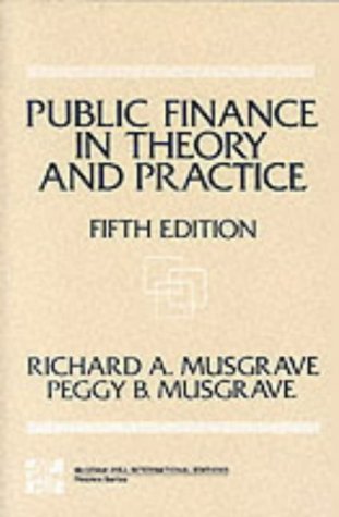9780071002271: ISE PUBLIC FINANCE (Public Finance in Theory and Practice)