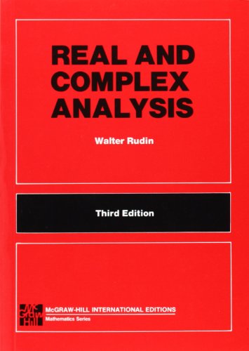 Beispielbild fr Real and Complex Analysis: Mathematics Series (McGraw-Hill International Editions: Mathematics Series) zum Verkauf von medimops