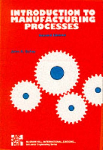 Stock image for Introduction to Manufacturing Processes for sale by Better World Books Ltd
