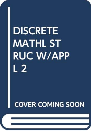 9780071003223: DISCRETE MATHL STRUC W/APPL 2