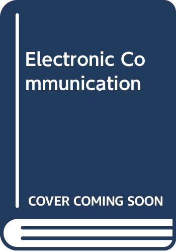 9780071003421: Electronic Communication